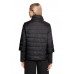 Betty Barclay - 7306 1040 Gewatteerde jas reversible zwart-print.